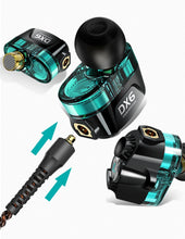Load image into Gallery viewer, DX6 écouteurs intra-auriculaires casque filaire avec micro Sport stéréo Surround basse casque écouteurs de jeu pour huawei samsung xiaomi iphone