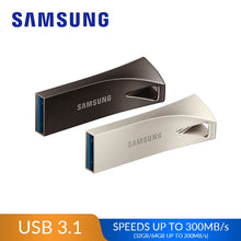 Load image into Gallery viewer, SAMSUNG-clé Flash USB 3.1, 32 go, 64 go, 200 go, 128 go, 256 mo/s, mémoire haute vitesse, 300 mo/s