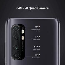 Load image into Gallery viewer, Version mondiale originale Xiaomi Mi Note 10 Lite 64GB 64MP caméra 6.47 "AMOLED écran NFC Snapdragon 730G 5260mAh batterie