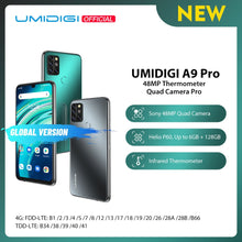 Load image into Gallery viewer, UMIDIGI A9 Pro 32/48MP Quad caméra 24MP Selfie caméra 6GB 128GB Helio P60 Octa Core 6.3 "FHD + Version globale téléphone portable pré-vente