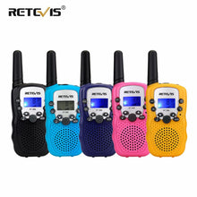 Load image into Gallery viewer, RETEVIS RT388 Walkie Talkie Kids Walkie-talkies 2 pcs Mini Two-Way Radio Station PMR Children Gift/Family Use/Camping 100-800M