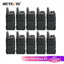 Load image into Gallery viewer, Cheap Walkie Talkie 10 pcs Retevis RT22 FRS RT622 PMR Radio PMR446 Professional Walkie-talkies Woki Toki Hotel Restaurant Cafe