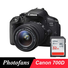 Load image into Gallery viewer, Canon 700D / Rebel T5i DSLR Digital Camera with 18-55mm Lens -18 MP -Full HD 1080p Video -Vari-Angle Touchscreen (New)