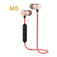 Load image into Gallery viewer, M5 Anti-perte magnétique bandeau sans fil Bluetooth écouteur stéréo basse musique casque pour Huawei Xiaomi accessoires de téléphone portable