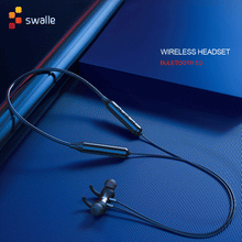 Load image into Gallery viewer, 5.0 Bluetooth écouteur sport tour de cou magnétique sans fil écouteurs stéréo écouteurs musique casque avec micro pour téléphones mobiles
