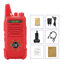 Load image into Gallery viewer, 2020 Walkie Talkie WLN KD-C1 Plus Mini Two Way Radios UHF 400-470 MHz 16 Channels Ham Radio FM Transceiver KD C1 Update Version