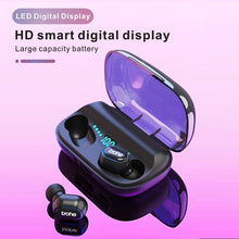 Load image into Gallery viewer, Trohe sans fil Bluetooth écouteurs Tws 5.0 waterpoof 1800mAh stéréo HD boîte de charge pour batterie externe pour téléphone écouteurs T6