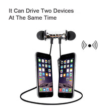 Load image into Gallery viewer, Bluetooth ecouteur Sport mains libres ecouteurs sans fil ecouteurs magnétique casque avec Microphone pour iPhones Xiaomi Android LG