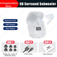 Load image into Gallery viewer, Écouteurs sans fil avec micro TWS Bluetooth écouteurs anti-bruit Hifi stéréo écouteurs toute la journée jouer Sport écouteurs imperméables