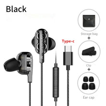 Load image into Gallery viewer, UNITOP Langsdom D4 stéréo casque de basse dans l'oreille 3.5MM filaire écouteurs HIFI écouteur avec micro pour Xiaomi Samsung Huawei iPhones