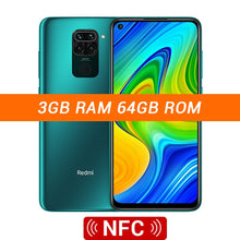 Load image into Gallery viewer, Version mondiale Xiaomi Redmi Note 9 3 go 64 go/4 go 128 go Smartphone Helio G85 Octa Core 48MP Quad caméra arrière 6.53 "5020mAh