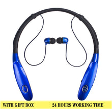Load image into Gallery viewer, 24 Hr casque sans fil V5.0 sport écouteurs tour de cou stéréo Bluetooth écouteur casque avec micro pour xiaomi huawei