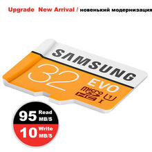 Load image into Gallery viewer, Carte mémoire SAMSUNG jaune microsd 32 go carte mémoire microsdhc tf classe 10 Flash Trans Mikro Memoria tarjeta SDHC ush-i carte sd 32 go