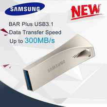 Load image into Gallery viewer, SAMSUNG-disque Flash USB PLUS, 32 go, 64 go, 128 go, 256 go, stylo 300 mo/s, mémoire flash USB