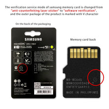 Load image into Gallery viewer, SAMSUNG-carte Micro SD EVO EVO EVO +, 32 go/64 go/128 go/256 go/512 go/128 go, U1, TF, mémoire Flash, pour téléphone