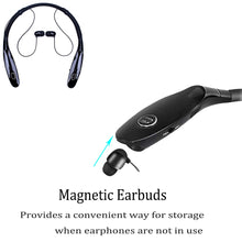 Load image into Gallery viewer, 24 Hr casque sans fil V5.0 sport écouteurs tour de cou stéréo Bluetooth écouteur casque avec micro pour xiaomi huawei