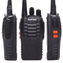 Load image into Gallery viewer, 2 pièces Baofeng BF-888S talkie-walkie 5W radio bidirectionnelle Portable CB Radio UHF 400-470MHz 16CH Comunicador émetteur-récepteur