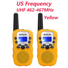 Load image into Gallery viewer, RETEVIS RT388 Walkie Talkie Kids Walkie-talkies 2 pcs Mini Two-Way Radio Station PMR Children Gift/Family Use/Camping 100-800M