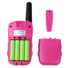 Load image into Gallery viewer, PC Material Pink Retevis RT388 Children Walkie-Talkie 2pcs 0.5W 8/22CH Two Way Radio Portable  Flashlight & Rechargeable Battery