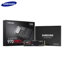 Load image into Gallery viewer, SAMSUNG-disque dur interne SSD, M.2, PCIe, 970x4, NVMe, 512, 3.0 Pro, avec capacité de 1.3 go, 1 to, pour ordinateur de bureau, PC portable, PC portable