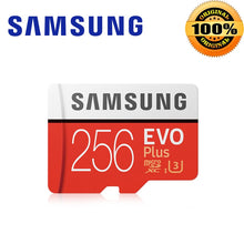 Load image into Gallery viewer, SAMSUNG-carte micro sd EVO plus +, 32 go/64 go/128 go/256 go/512 go/UHS-I go, TF, classe 10, carte mémoire pour téléphone