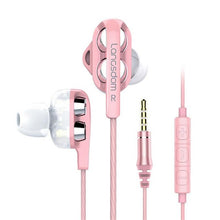 Load image into Gallery viewer, UNITOP Langsdom D4 stéréo casque de basse dans l'oreille 3.5MM filaire écouteurs HIFI écouteur avec micro pour Xiaomi Samsung Huawei iPhones