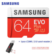 Load image into Gallery viewer, SAMSUNG-carte mémoire EVO PLUS EVO PLUS +, 32 go/64 go/512 go/256 go/128 go, sdhc, classe 10, TF, compatible 4K