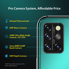 Load image into Gallery viewer, UMIDIGI Smartphone Quad caméra 24MP SelfieCamera UMIDIGI A9 Pro 6 go 128 go Helio P60 Octa Core 6.3 "FHD + Version globale téléphone portable