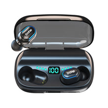 Load image into Gallery viewer, Trohe sans fil Bluetooth écouteurs Tws 5.0 waterpoof 1800mAh stéréo HD boîte de charge pour batterie externe pour téléphone écouteurs T6 (Black)