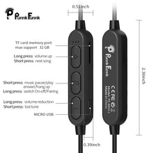 Load image into Gallery viewer, PunnkFunnk Bluetooth 5.0 ecouteurs aimant basses profondes stéréo Sport casque pour iPhones 5 6 7 8 X XR XS MAX Xiaomi Oppo samsung