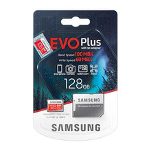 Load image into Gallery viewer, SAMSUNG EVO Plus carte mémoire Class10 100 mo 256GB 128GB 64GB Micro cartes SD UHS-I U3 4k MicroSDXC TF carte pour caméra drone