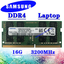 Load image into Gallery viewer, Ordinateur Portable Samsung mémoire ddr4 16 GO 2133MHz 2400MHz 2666MHz 3200MHz RAM pc4-4GB 8 GO 2GB 32GB DDR4 2133P 2400T 2666V 3200AA