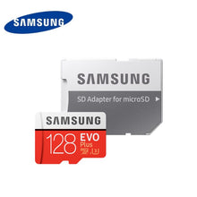 Load image into Gallery viewer, SAMSUNG EVO Plus carte mémoire Class10 100 mo 256GB 128GB 64GB Micro cartes SD UHS-I U3 4k MicroSDXC TF carte pour caméra drone