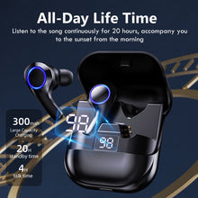 Load image into Gallery viewer, Écouteurs sans fil avec micro TWS Bluetooth écouteurs anti-bruit Hifi stéréo écouteurs toute la journée jouer Sport écouteurs imperméables