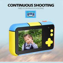 Load image into Gallery viewer, Children's Mini Camera Mini 2.4 Inch Ful HD Screen Dual Lens Digital Camera Toy Holiday Photo Video Christmas Gift Camera Toy