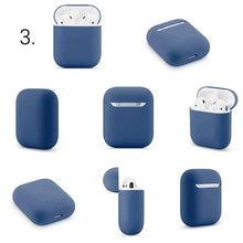 Load image into Gallery viewer, Soft Silicone Cases For Apple Airpods 1/2 Protective Case Bluetooth Wireless Earphone Cover For Apple air pods Charging Box Bags