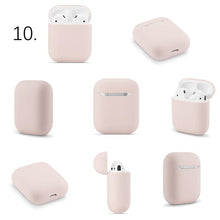 Load image into Gallery viewer, Soft Silicone Cases For Apple Airpods 1/2 Protective Case Bluetooth Wireless Earphone Cover For Apple air pods Charging Box Bags