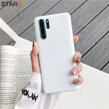 Load image into Gallery viewer, candy color silicone phone case for huawei p30 lite pro p20 lite p10 p smart plus z 2019 2018 matte soft tpu back cover