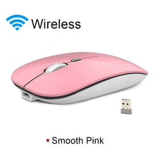Load image into Gallery viewer, Wireless Mouse Computer Bluetooth Mouse Silent PC Mause Rechargeable Ergonomic Mouse 2.4Ghz USB Optical Mice For Laptop PC