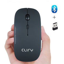 Load image into Gallery viewer, Bluetooth 5.0 + 2.4Ghz Wireless Dual Mode 2 In 1 Cordless Mouse 1600 DPI Ultra-thin Ergonomic Portable Optical Mice