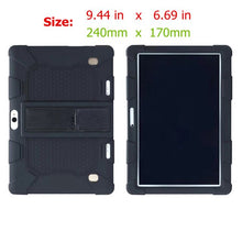 Load image into Gallery viewer, Funda Tablet 10.1 Universal Case Soft Silicone for 10 10.1 inch Android Tablet PC Soft Shockproof Cover Case L 9.44in W 6.69in