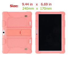 Load image into Gallery viewer, Funda Tablet 10.1 Universal Case Soft Silicone for 10 10.1 inch Android Tablet PC Soft Shockproof Cover Case L 9.44in W 6.69in