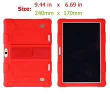 Load image into Gallery viewer, Funda Tablet 10.1 Universal Case Soft Silicone for 10 10.1 inch Android Tablet PC Soft Shockproof Cover Case L 9.44in W 6.69in