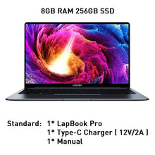 Load image into Gallery viewer, CHUWI LapBook Pro 14.1 Inch Intel Gemini-Lake N4100 Quad Core 8GB RAM 256GB SSD Windows 10 Laptop with Backlit Keyboard