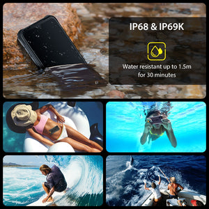 UMIDIGI BISON IP68/IP69K téléphone robuste étanche 48MP matrice Quad caméra 6.3 "FHD + affichage 6GB + 128GB NFC Android 10 Smartphone