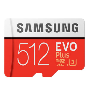 SAMSUNG-carte Micro SD EVO Plus + + 512 go/256 go/128 go, SDHC, U3, U1, TF, classe 10, 100% originale