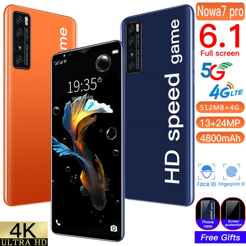 6.1 pouces Smartphone Android 512MB + 4G grand écran Ultra-livre double SIM téléphone portable longue durée caméra artefact meilleur cadeau