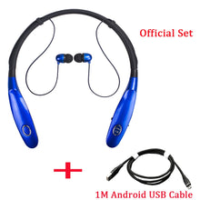 Load image into Gallery viewer, 24 Hr casque sans fil V5.0 sport écouteurs tour de cou stéréo Bluetooth écouteur casque avec micro pour xiaomi huawei
