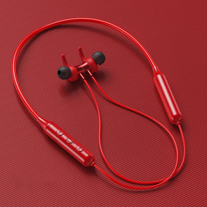 5.0 Bluetooth écouteur sport tour de cou magnétique sans fil écouteurs stéréo écouteurs musique casque avec micro pour téléphones mobiles