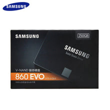 Load image into Gallery viewer, Original SAMSUNG 250GB 500GB 1 to ordinateur portable disque dur interne SSD HDD 860 Evo SATA 3 2.5 &#39;&#39;lecteur à semi-conducteurs pour ordinateur de bureau
